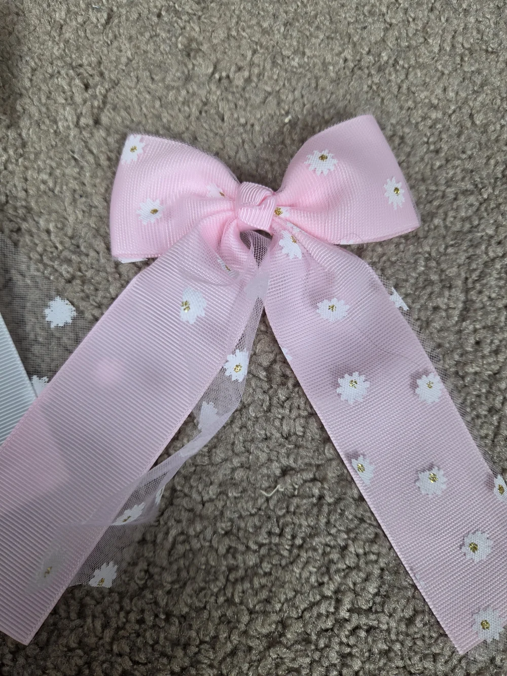 Colorful Daisy Ribbon Stand For  Hair with Pastel & Bright Bows
